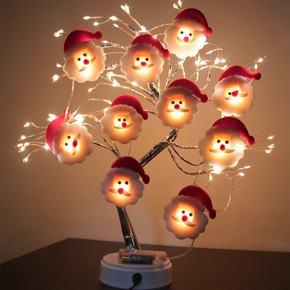 Santa, Snowman & Reindeer Holiday Glow Lights