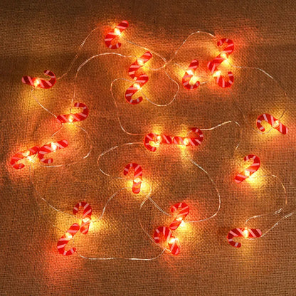 Santa Snowflake LED String