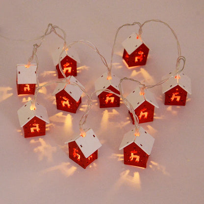 Wooden House LED Christmas Lights